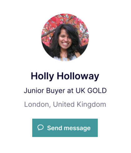 Digital platform profile card design