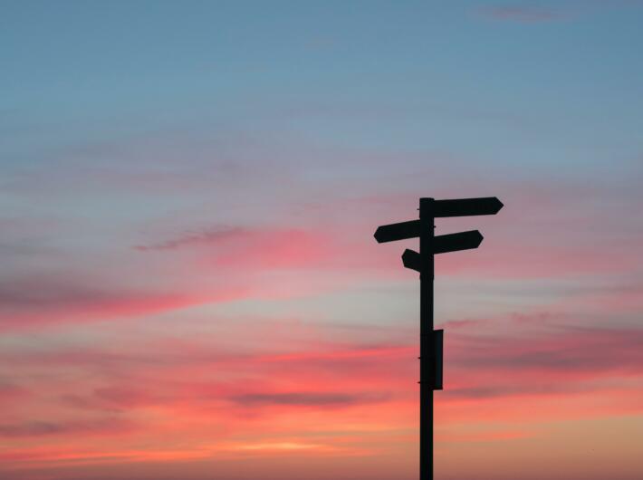Sign post