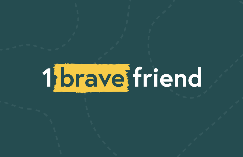 1 Brave Friend logo design by Inktrap for the digital product design